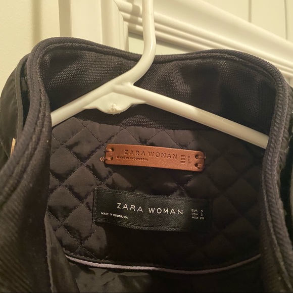 ZARA BLACK BOMBER JACKET BRAND NEW - Picture 2 of 5